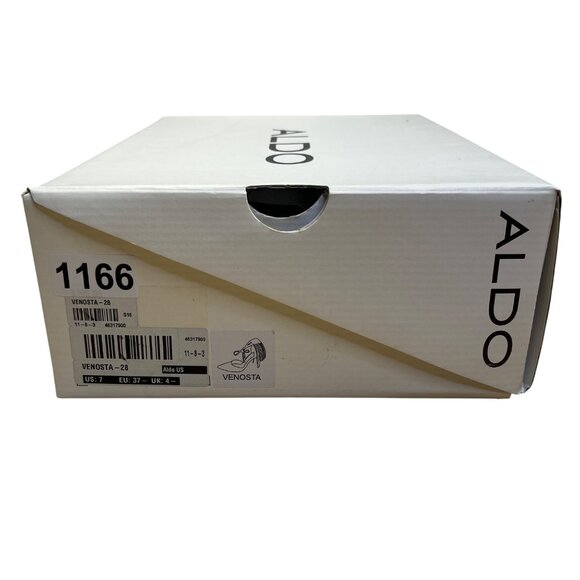 Aldo Womens Brown Suede Fringe Pointed Toe Novesta Stiletto Heels Size 7 - Picture 9 of 10